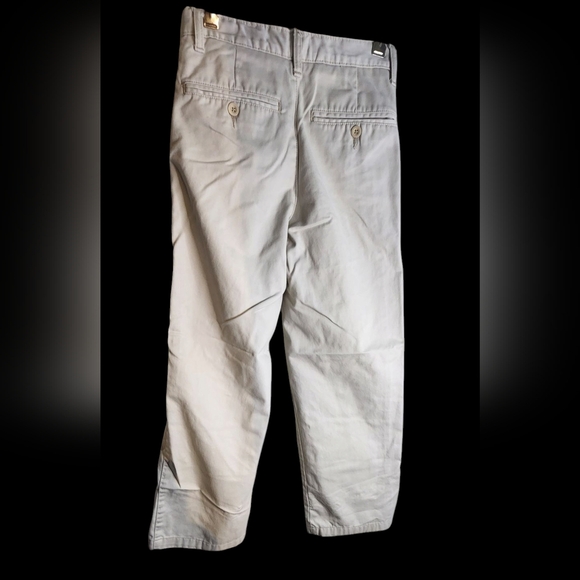 Boys Old Navy Flat Front Khaki Pants W Adjustable Waist 12 Slim - Picture 2 of 3